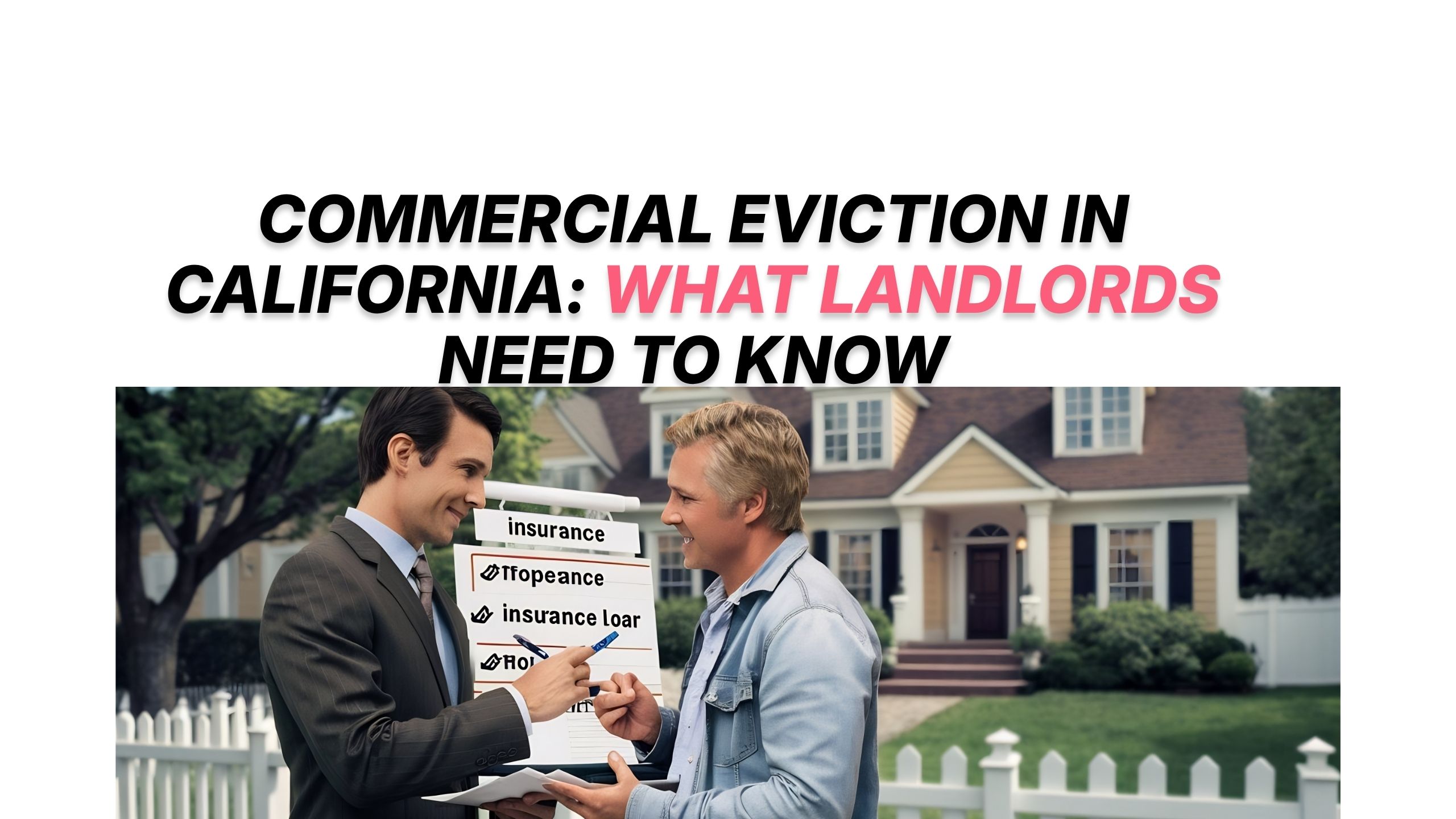 Commercial Eviction in California: What Landlords Need to Know
