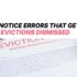 Five Notice Errors That Get LA Evictions Dismissed